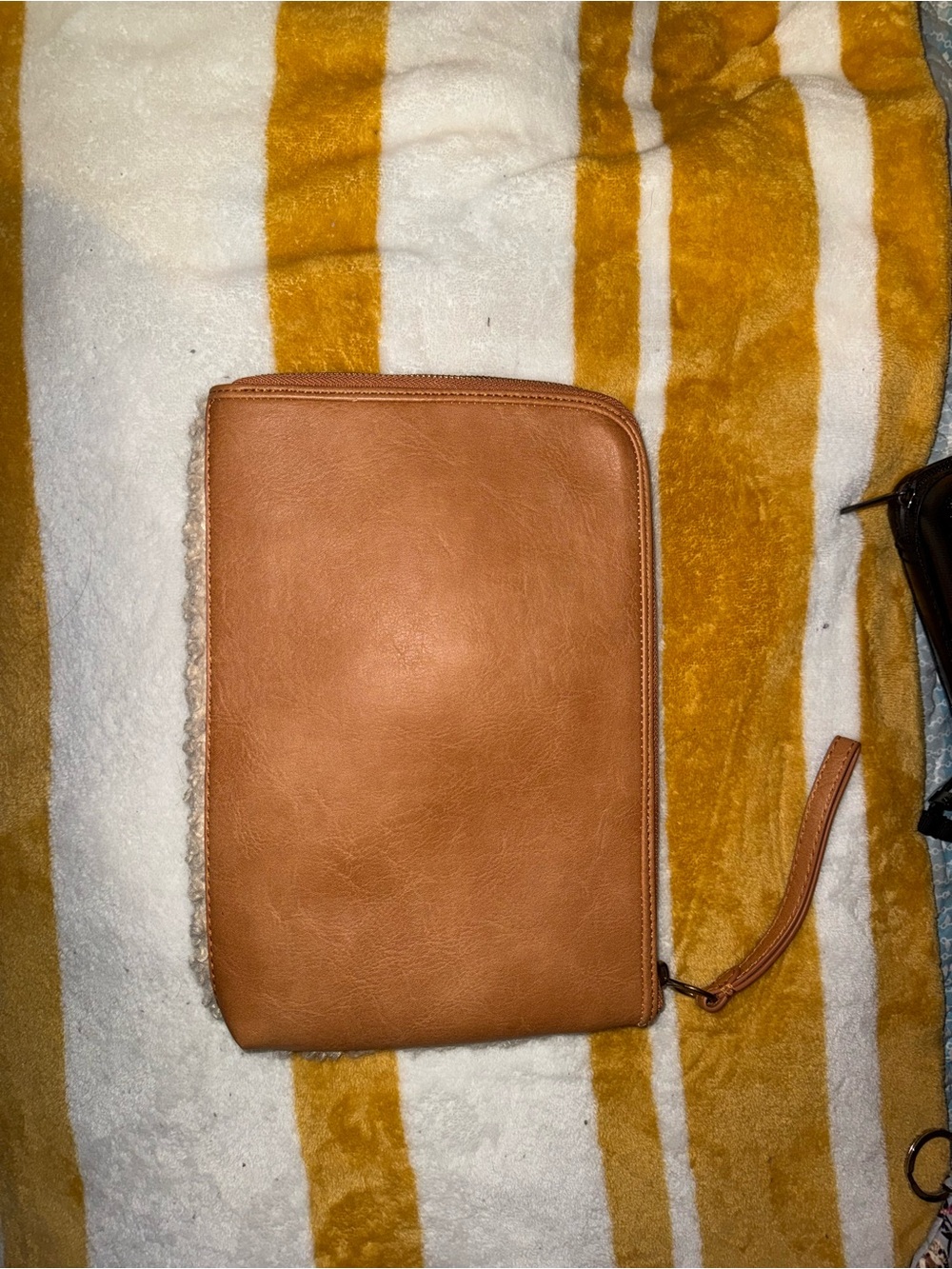 Large Shearling Wristlet - Picture 2 of 5